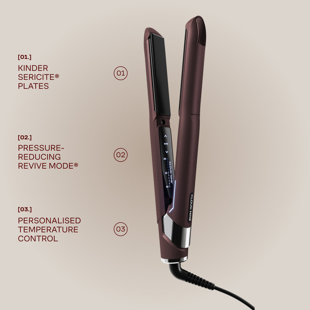 The Dark Burgundy Original Iron Piastra