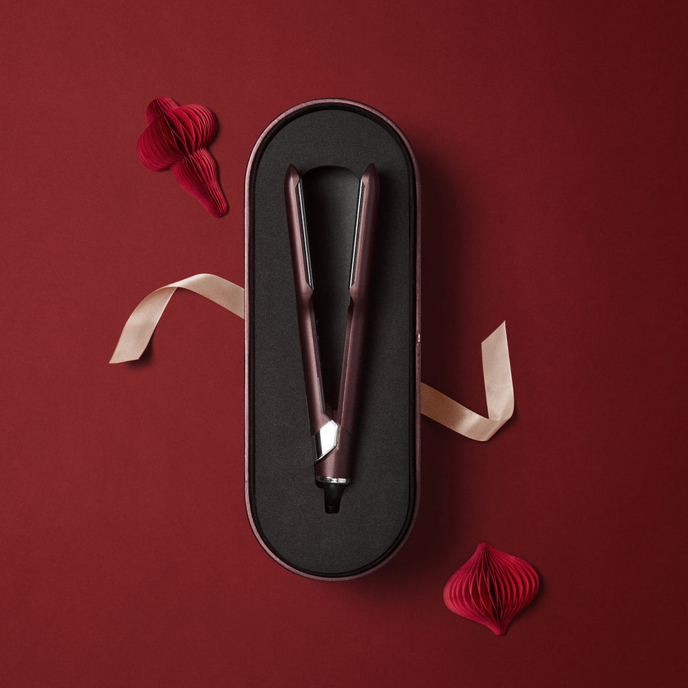 Dark Burgundy Wide Iron Piastra