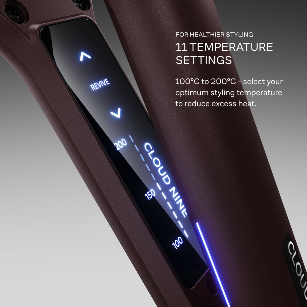 Dark Burgundy Wide Iron Piastra