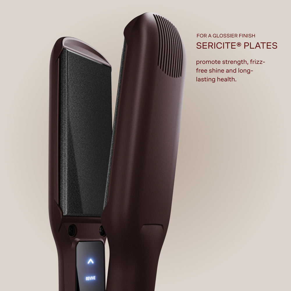 The Dark Burgundy Wide Iron Piastra