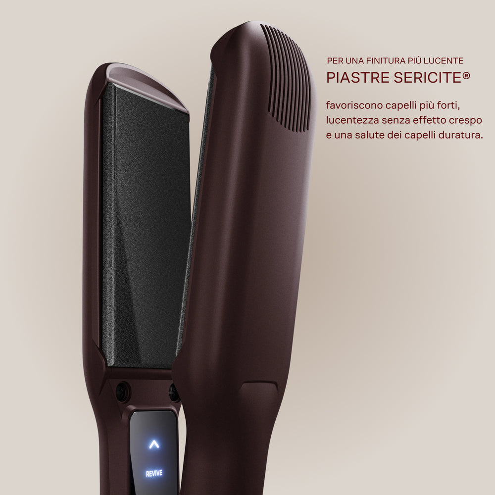 The Dark Burgundy Wide Iron Piastra