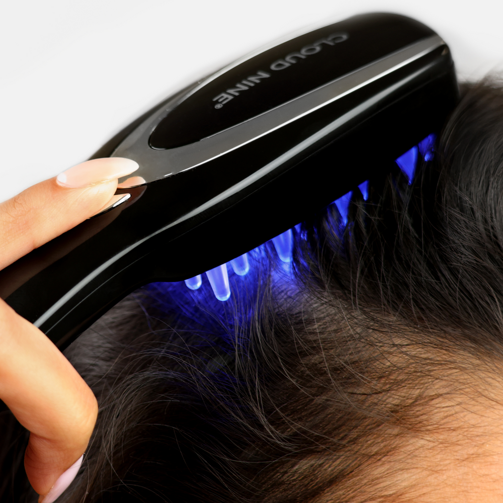 Spazzola per capelli a LED