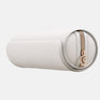 LUXURY WHITE FAUX LEATHER TRAVEL POUCH CUSTODIA