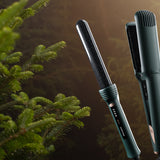 Evergreen Wide Iron Piastra e Curling Wand Arricciacapelli Styling Set
