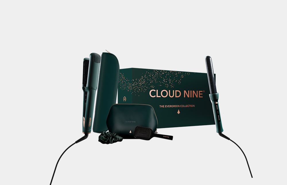 Evergreen Wide Iron Piastra e Curling Wand Arricciacapelli Styling Set